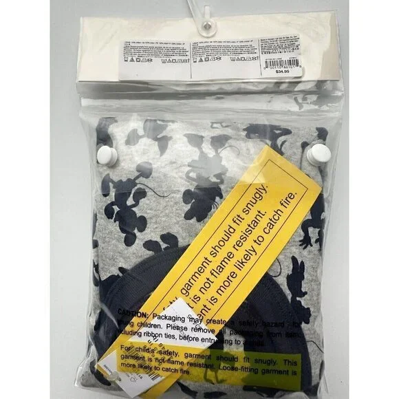 Baby Gap Pajamas Disney Mickey Mouse Size 5 Year Set NWT Organic Cotton Girls - Picture 4 of 5